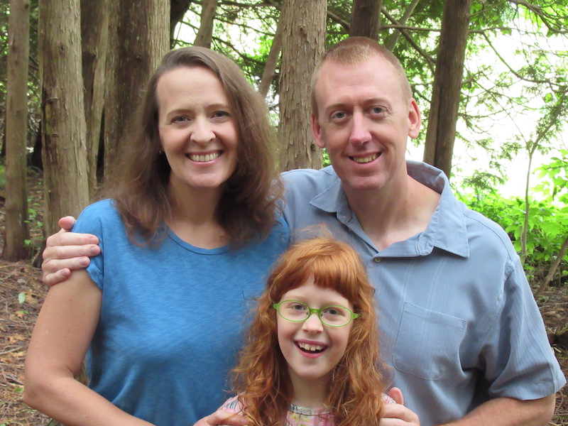 Grant and Marianne Bayfield and their daughter