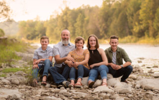 Pete and Faith Olver and family