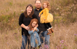 Pete and Carly Nichols with their children