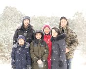 Peter and Elaine Yoon with their children