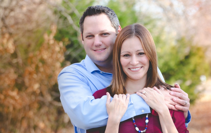 Smiling couple