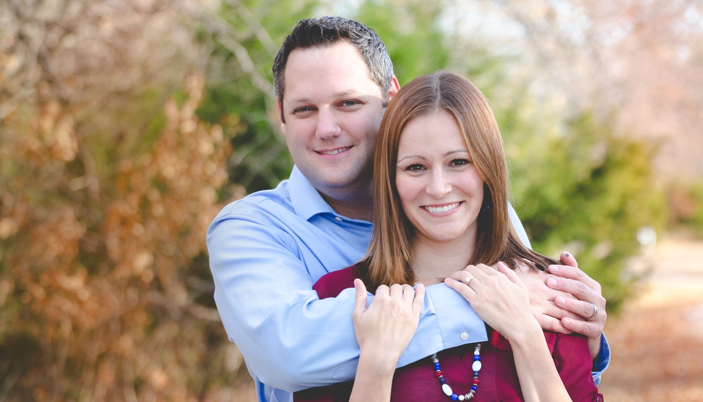 Smiling couple