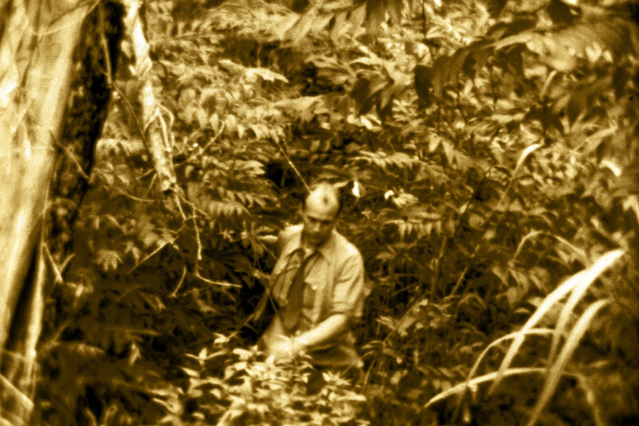 Cecil Dye in the jungles of Bolivia, where he would be martyred.