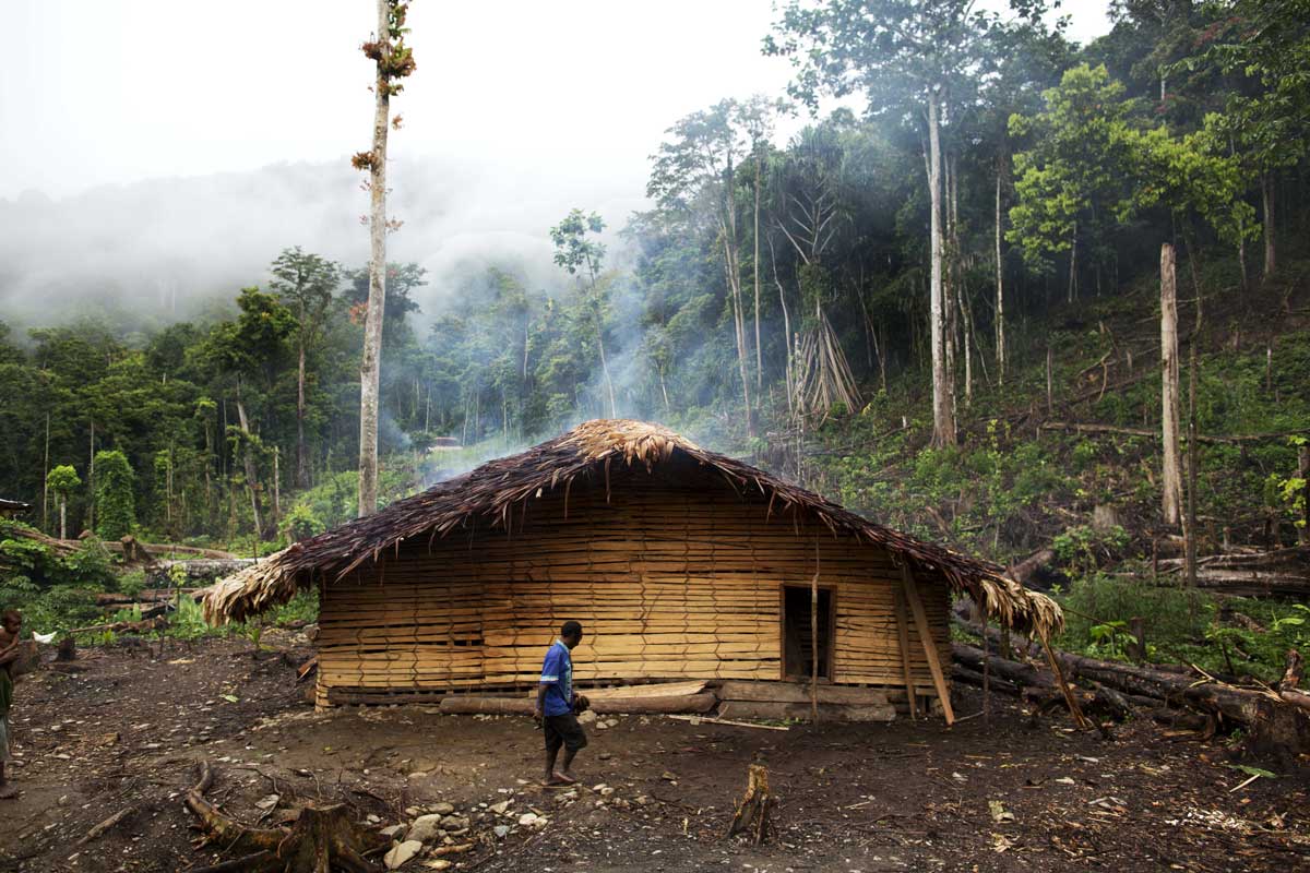 traditional home of Hewa people of Papua New Guinea