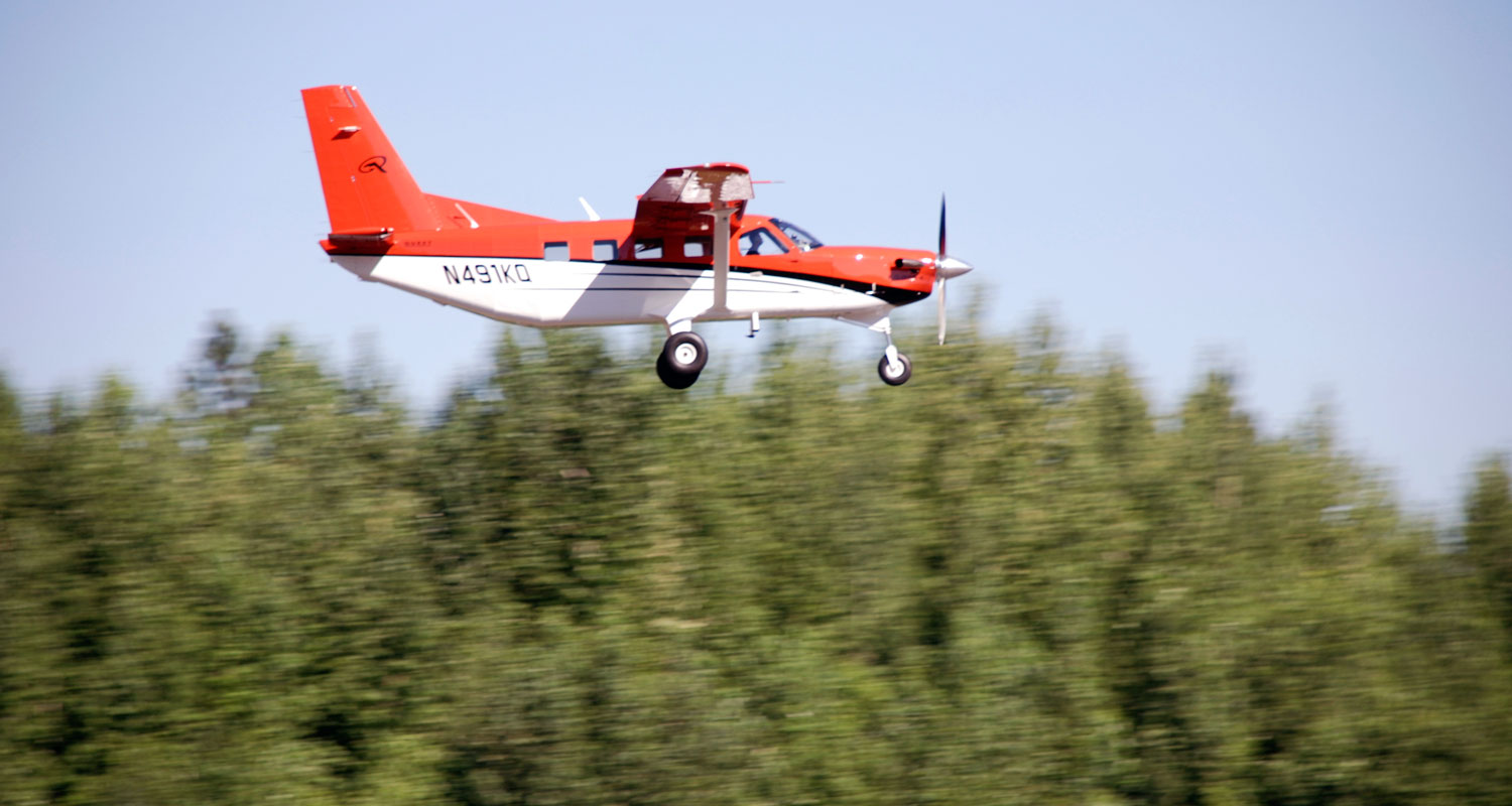 Kodiak aircraft in flight