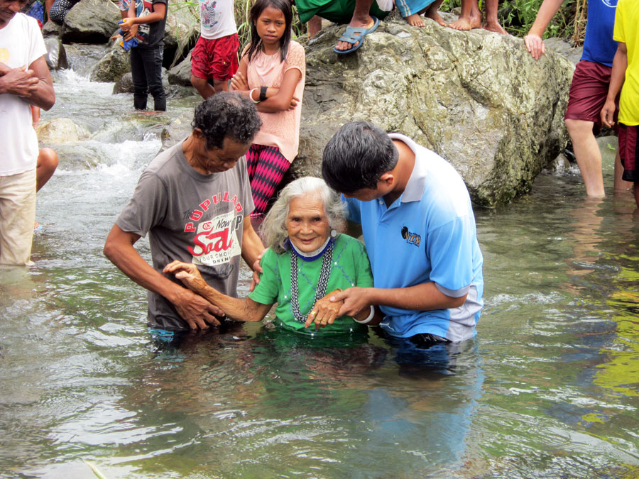 Manobo baptism