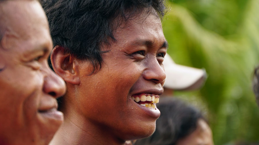 Manobo man smiling