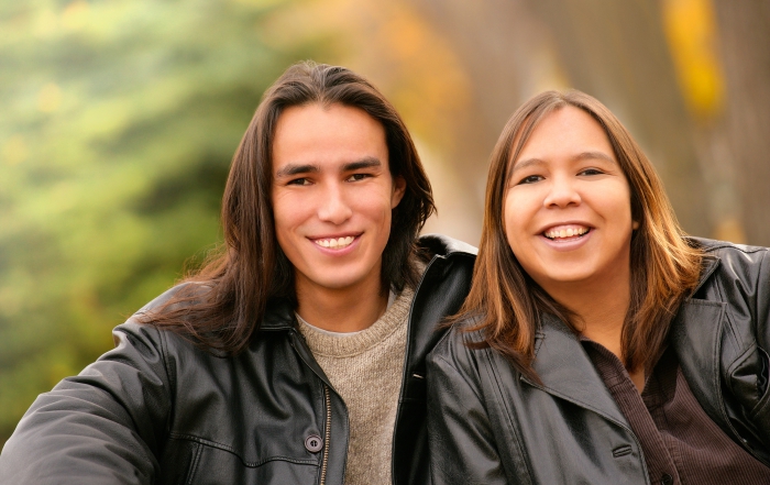 Man and woman from Northern Canada