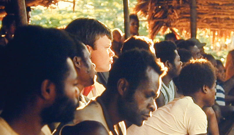 Rick Zook as a teenager in the village