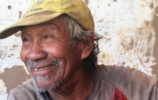 Paraguayan man wearing a hat