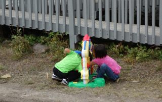 kids in North West Territories playing