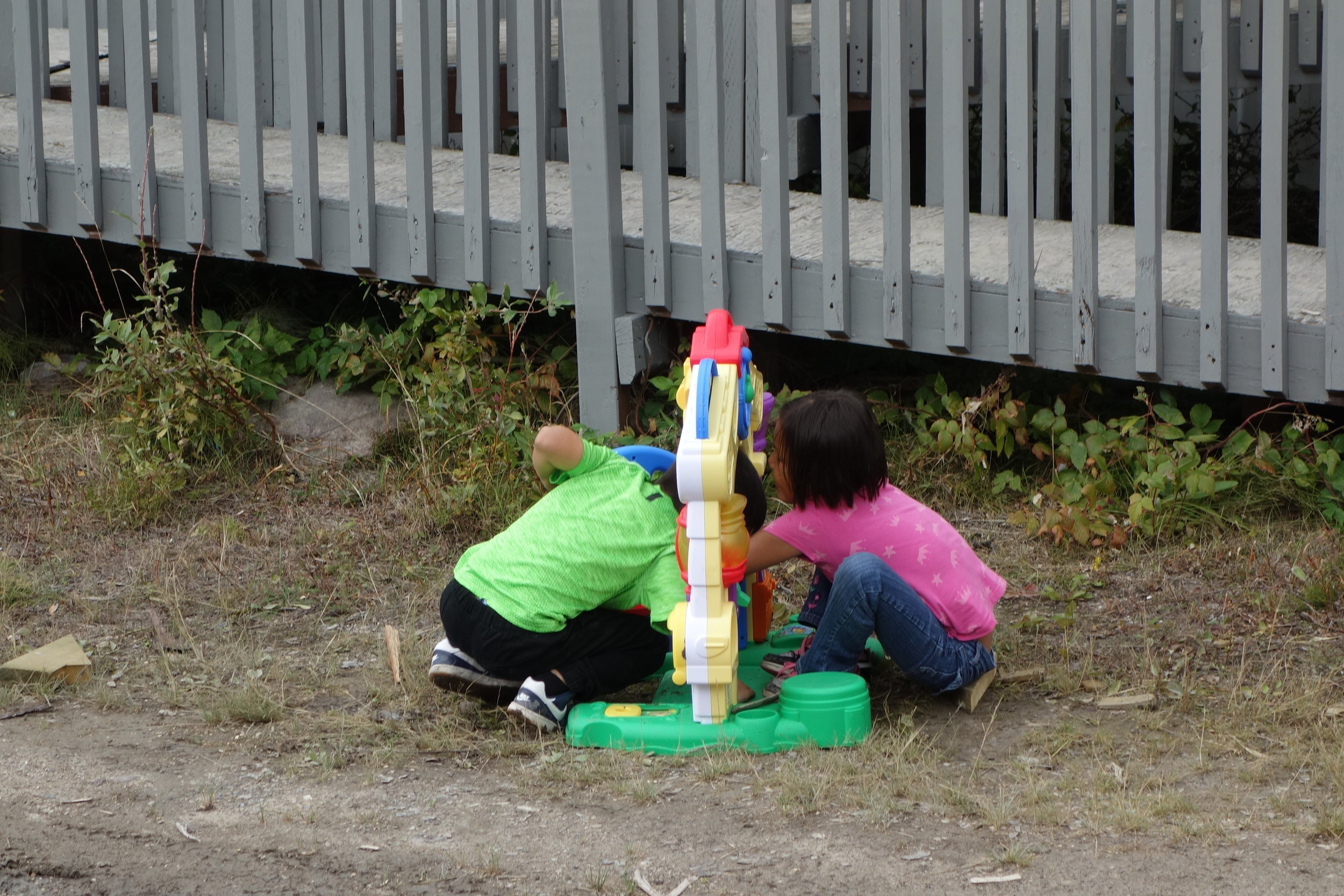 kids in North West Territories playing