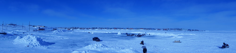 trucks on the ice