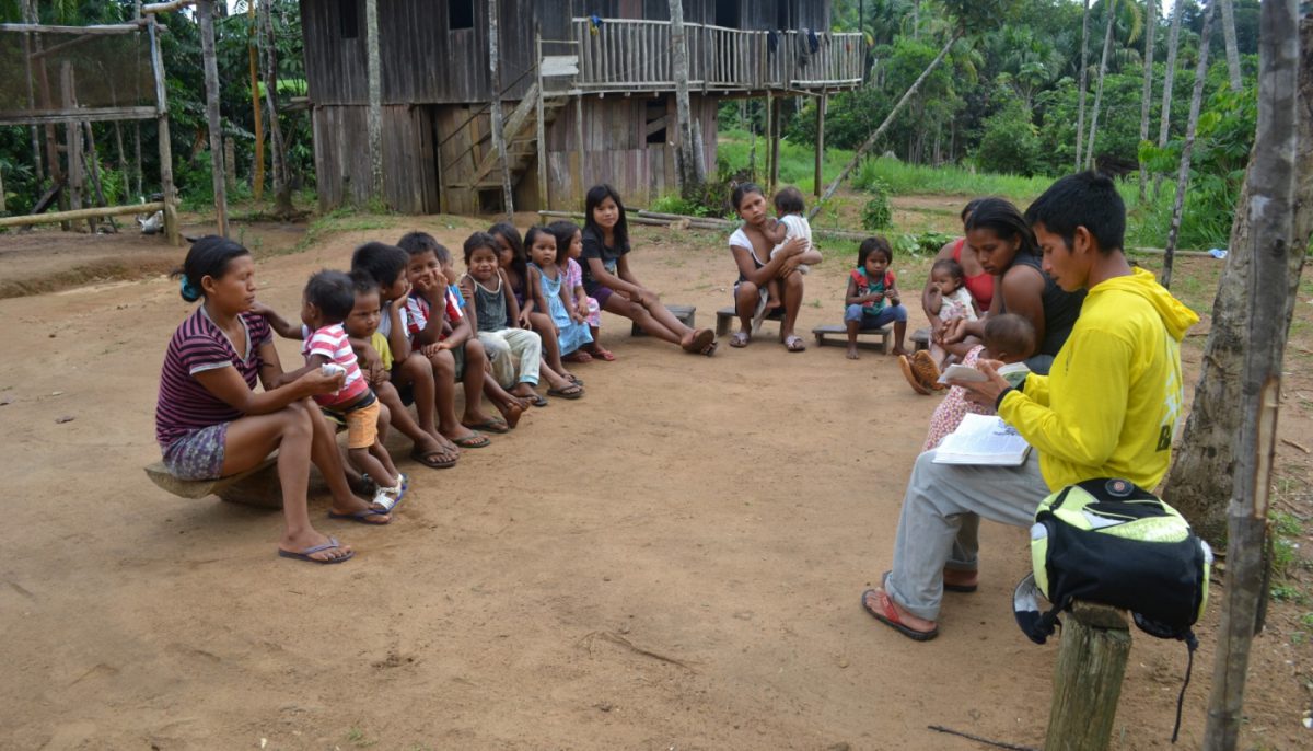 teaching among Guanano children