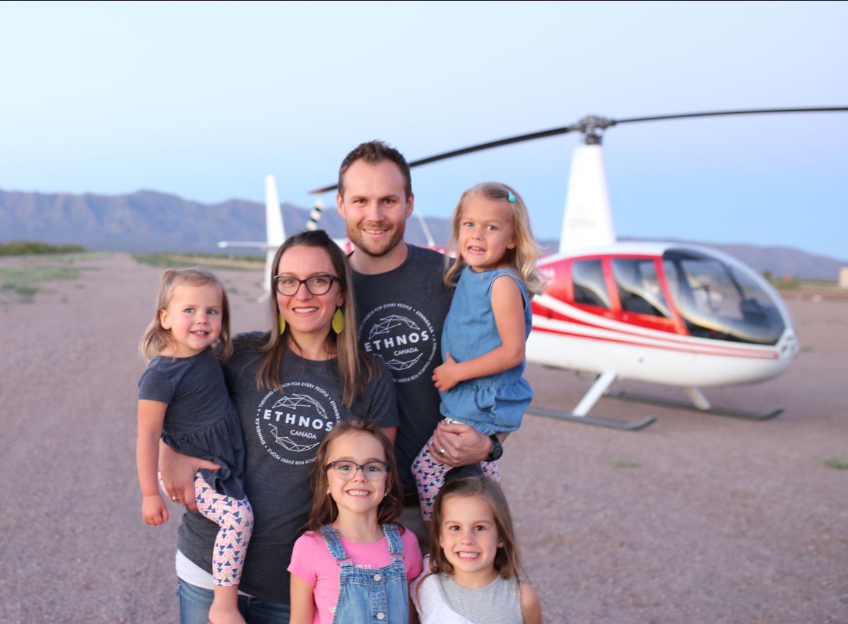 Nathan and Emily Willems with their daughters