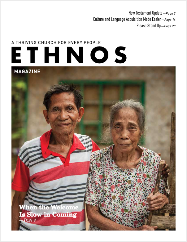 August 2020 Ethnos Magazine cover - couple together smiling