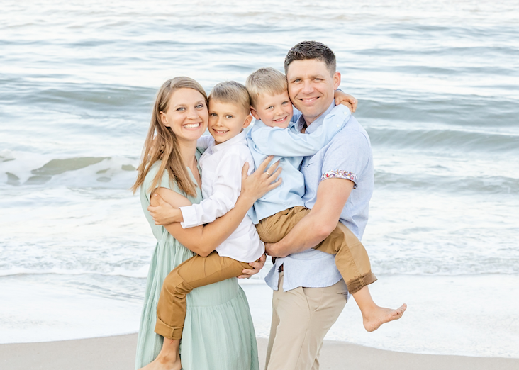 Rob & Hilary Bartholdson with their sons