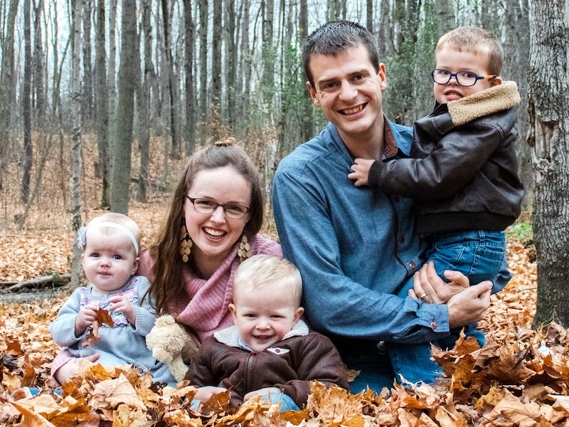 David and Laurel and their family