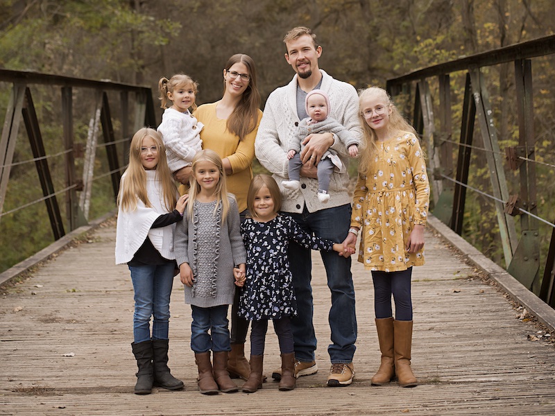 Greg and Bethany and their family