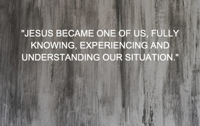 Jesus became like us...