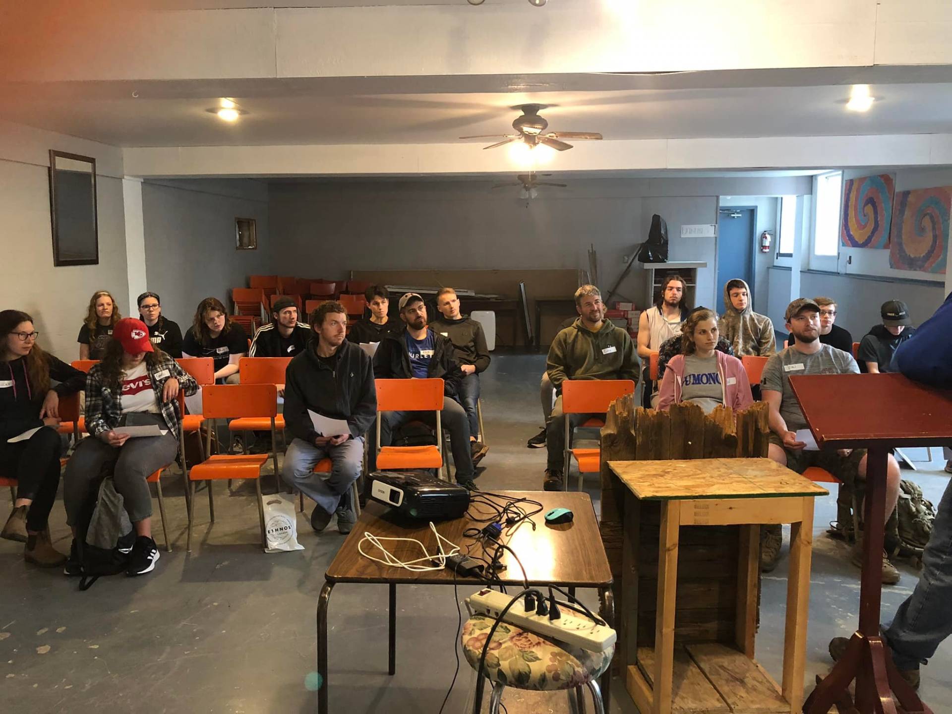 Rikapuna attendees in the classroom