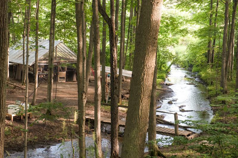 house by the stream